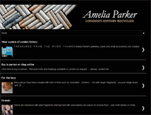 Tablet Screenshot of amelia-parker.com